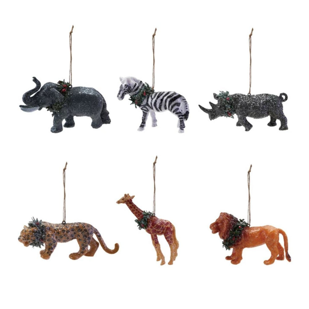 Safari Animal Ornament
