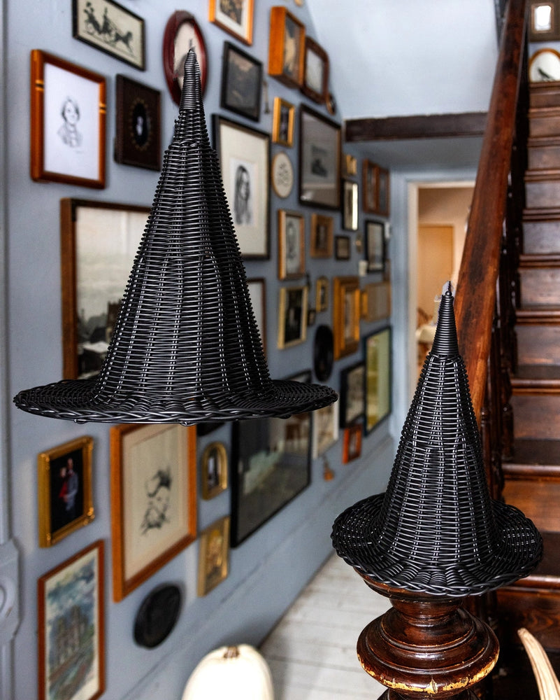Wicker Witch Hat