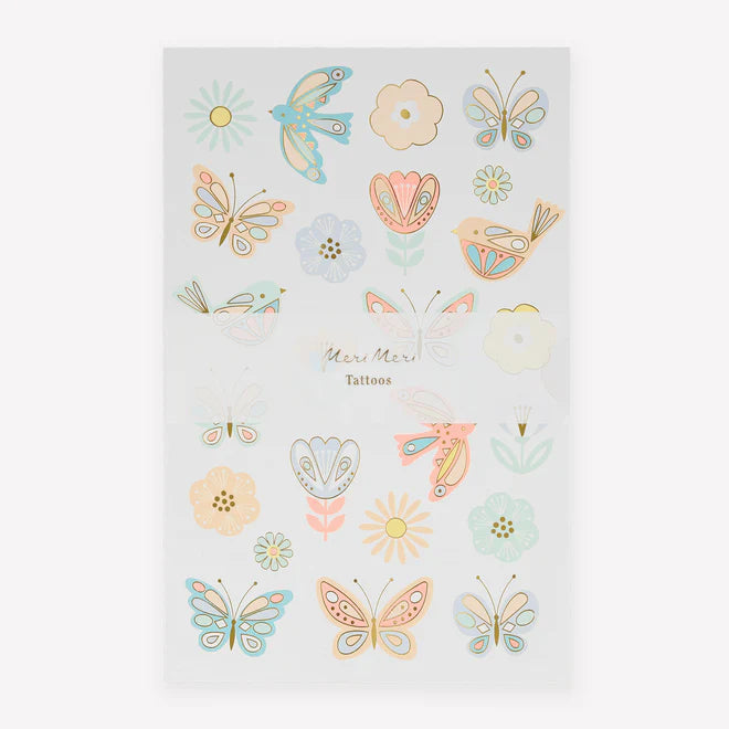 
            
                Load image into Gallery viewer, Birds &amp;amp; Butterflies Tattoo Sheets
            
        