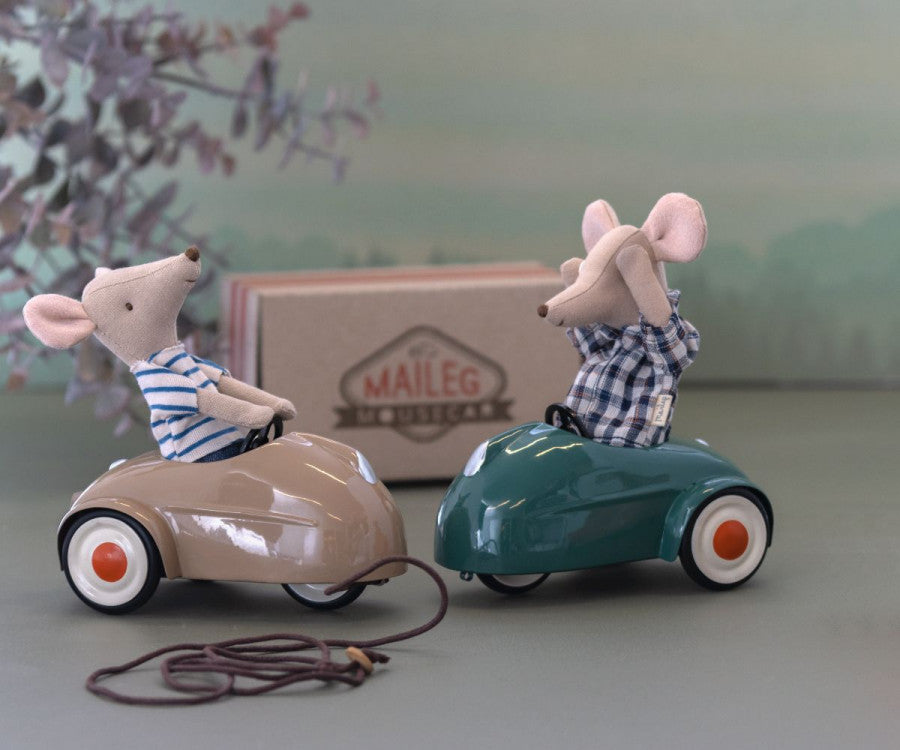 Brown Mouse Car