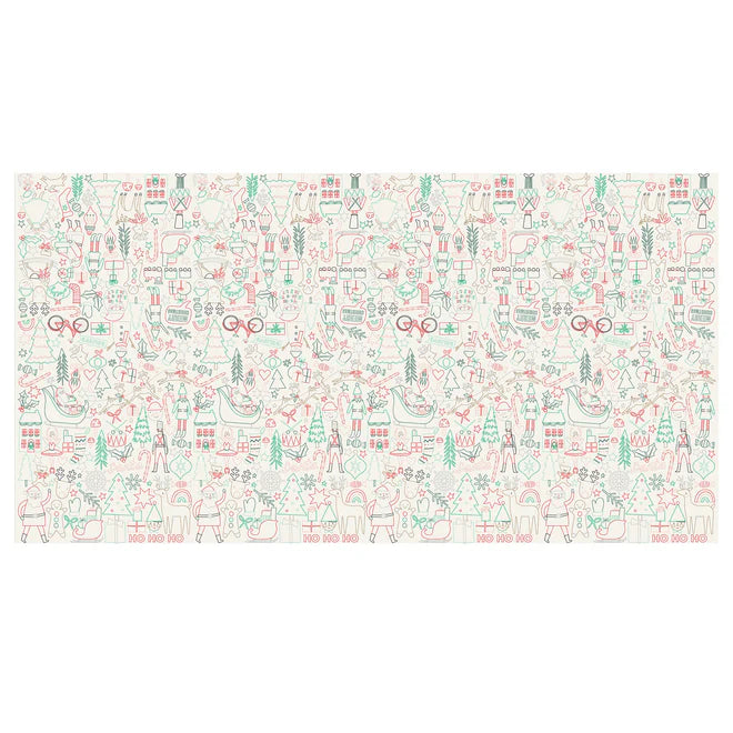 Christmas Coloring Tablecloth