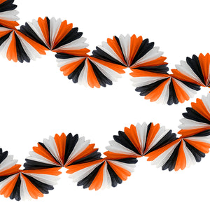
            
                Load image into Gallery viewer, Black &amp;amp; Orange Honeycomb Garland
            
        