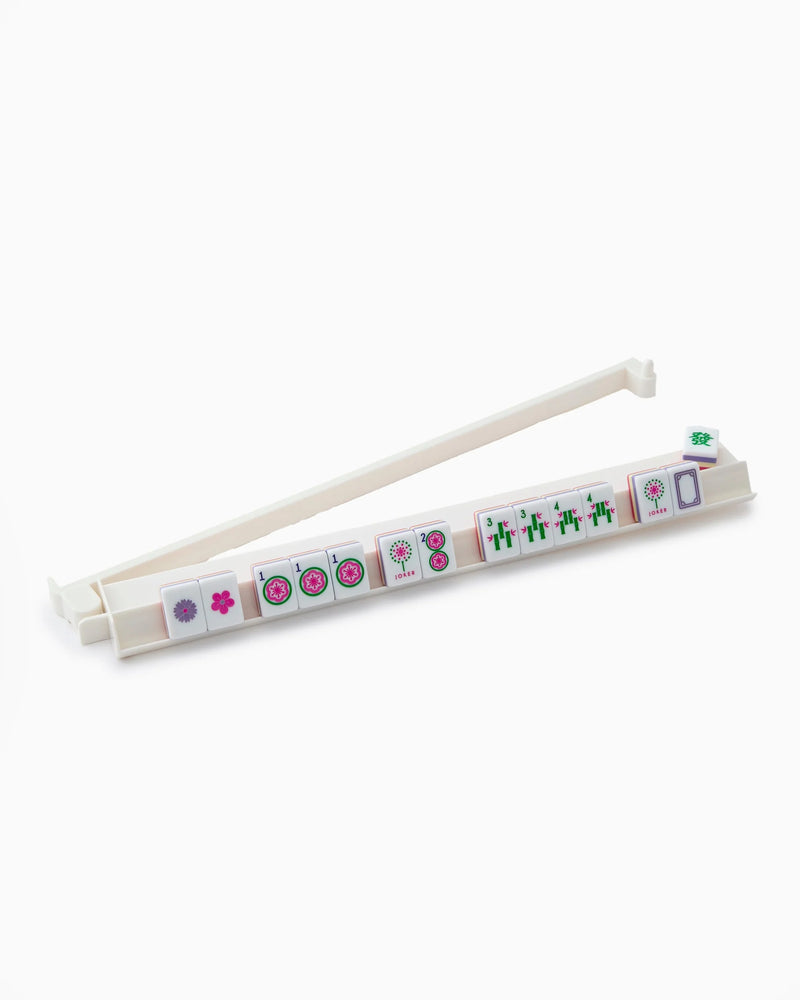 White Acrylic Rack + Pusher Set – Pink Antlers
