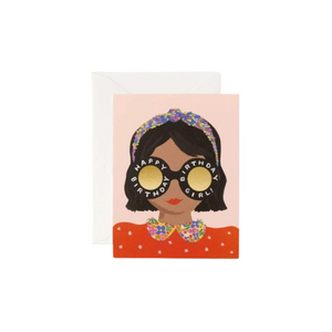 
            
                Load image into Gallery viewer, Headband Birthday Girl Card
            
        