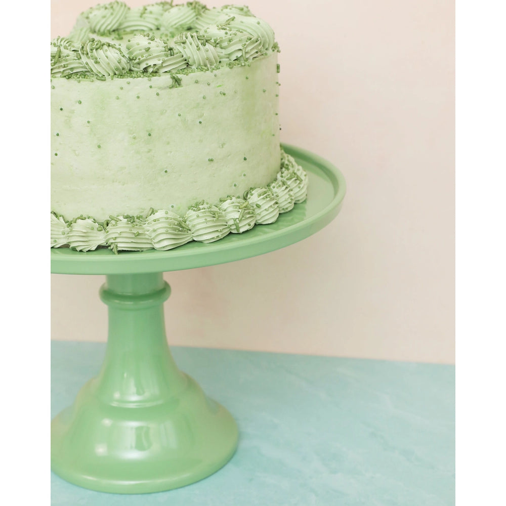 
            
                Load image into Gallery viewer, Sage Green Melamine Cake Stand
            
        