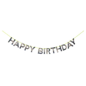 
            
                Load image into Gallery viewer, Silver Happy Birthday Garland
            
        