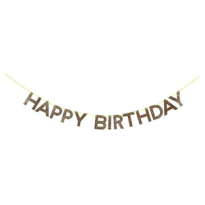 
            
                Load image into Gallery viewer, Gold Happy Birthday Garland
            
        