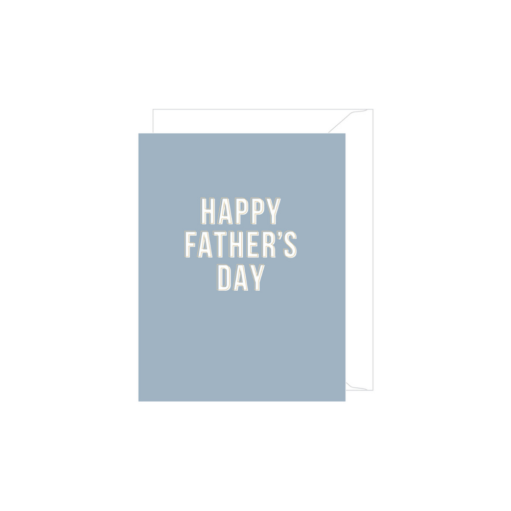 Happy Father's Day Blue Card