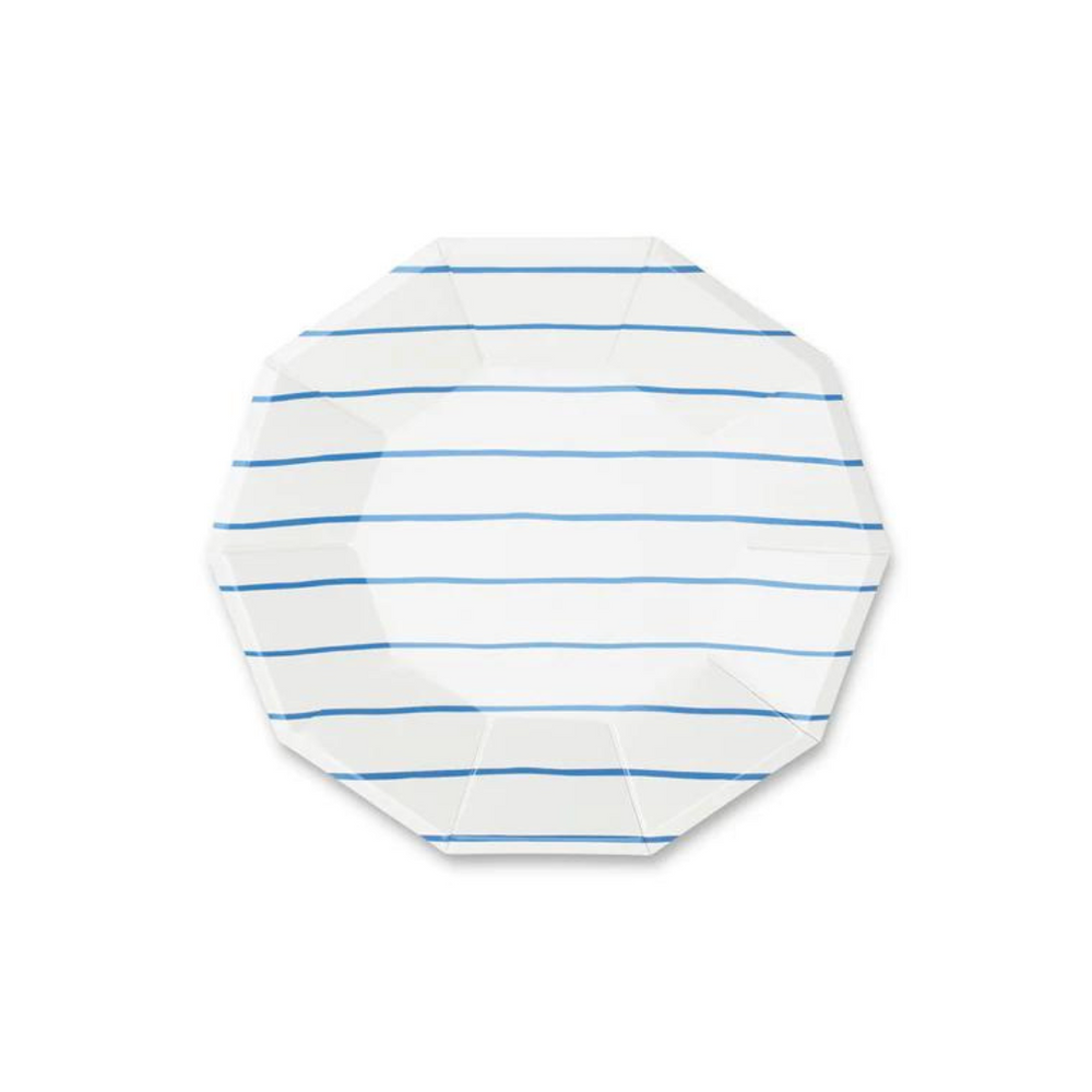 
            
                Load image into Gallery viewer, Cobalt Striped Large Plates
            
        