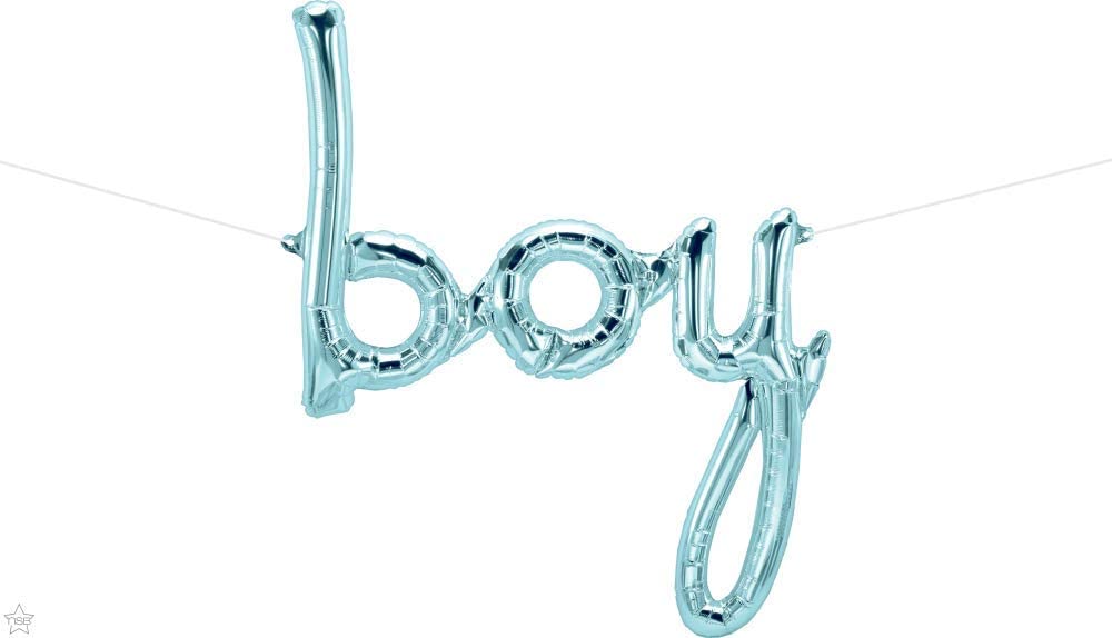 
            
                Load image into Gallery viewer, Boy Script Blue Balloon
            
        