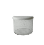 Glass Canister with Marble Lid