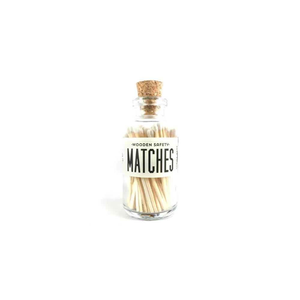 White Mini Matches