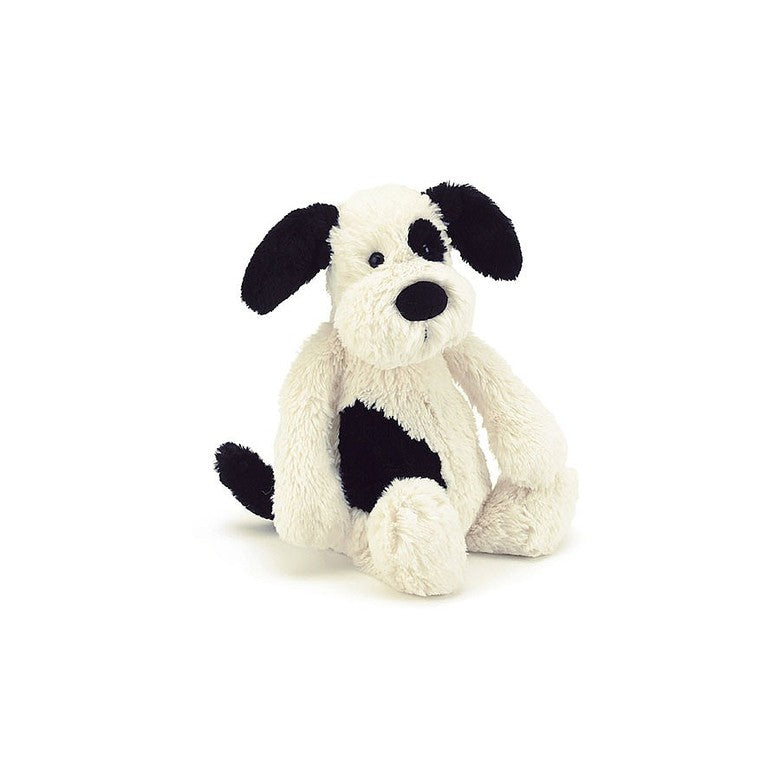 
            
                Load image into Gallery viewer, Bashful Black &amp;amp; Cream Small Puppy
            
        