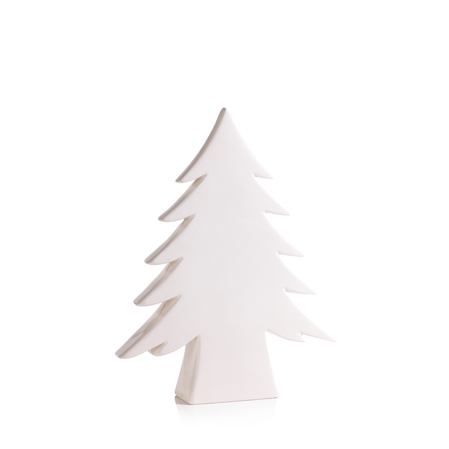 Teton White Ceramic Tree