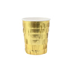 Gold Fringe Party Cups