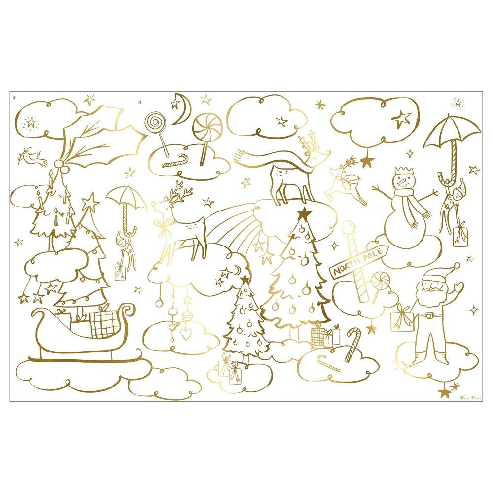 Christmas Coloring Poster