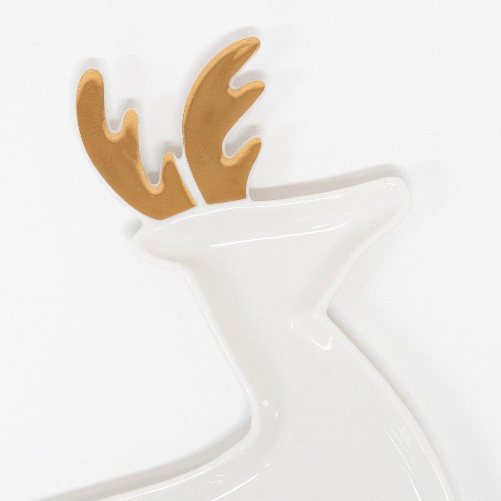 
            
                Load image into Gallery viewer, Ceramic Reindeer Plates (set of 2)
            
        