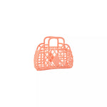 Mini Peach Retro Basket