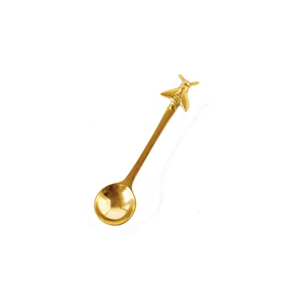 5" Brass Spoon w/ Bee