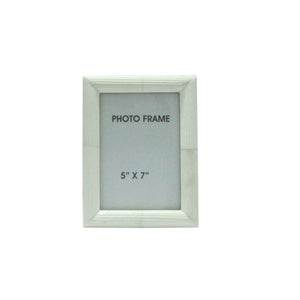 
            
                Load image into Gallery viewer, White Ridge Frame, 5&amp;quot; x 7&amp;quot;
            
        