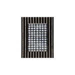 5 x7 Black & White Stripe Frame