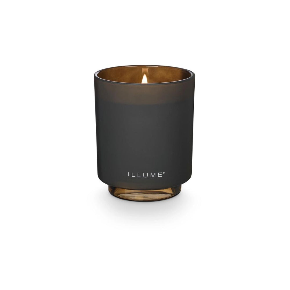 Woodfire Refillable Glass Candle