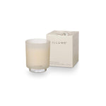 Winter White Refillable Glass Candle