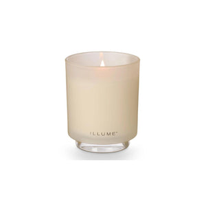 Winter White Refillable Glass Candle