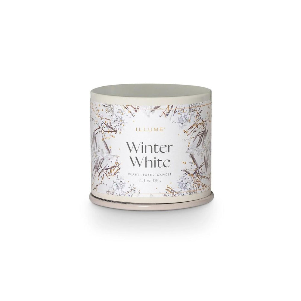 Winter White Vanity Tin Candle