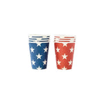 Red and Blue Star Cups