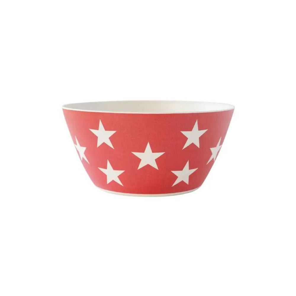 Red Star Bamboo Bowl