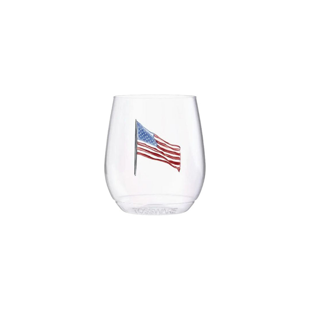 Patriotic Wine Tossware