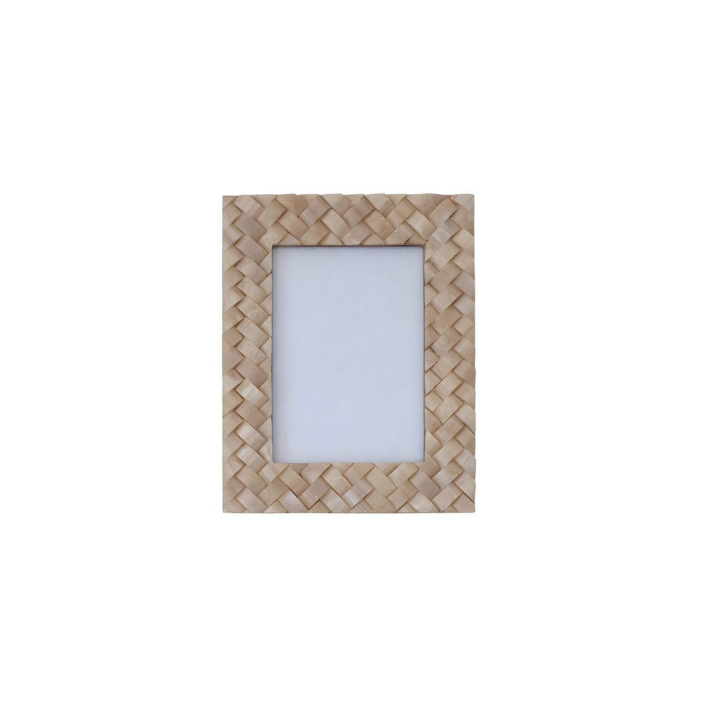 Ivory Woven Frame 5x7