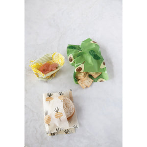 Reusable Fabric Beeswax Food Bags