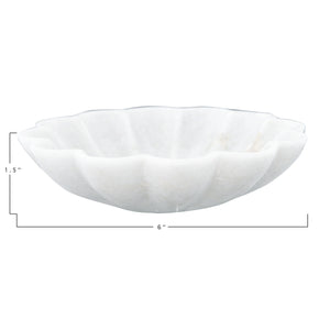 
            
                Load image into Gallery viewer, Marble Flower Shaped Dish
            
        