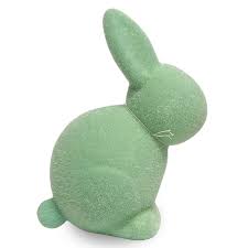 
            
                Load image into Gallery viewer, Large Flocked Pastel Seated Bunny
            
        