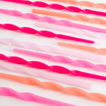 Pink Twisted Candles