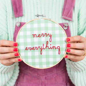 Merry Everything Embroidery Kit