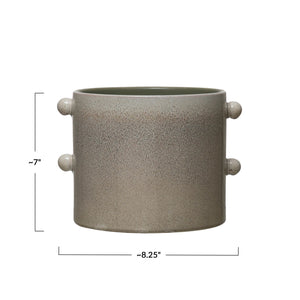 
            
                Load image into Gallery viewer, Glazed Stoneware Planter
            
        