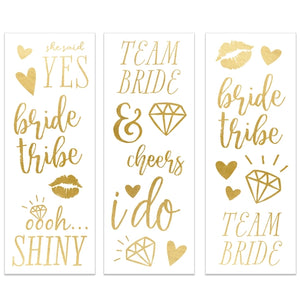 
            
                Load image into Gallery viewer, Bride to Be Tattoo Set
            
        