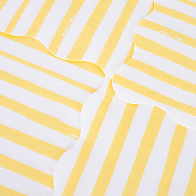 
            
                Load image into Gallery viewer, Yellow Stripe Napkins
            
        